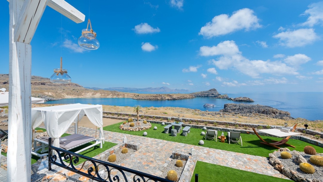 Lindos Vigli Private Villa sea view photo