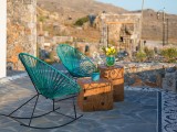 Lindos Vigli Private Villa upper courtyard